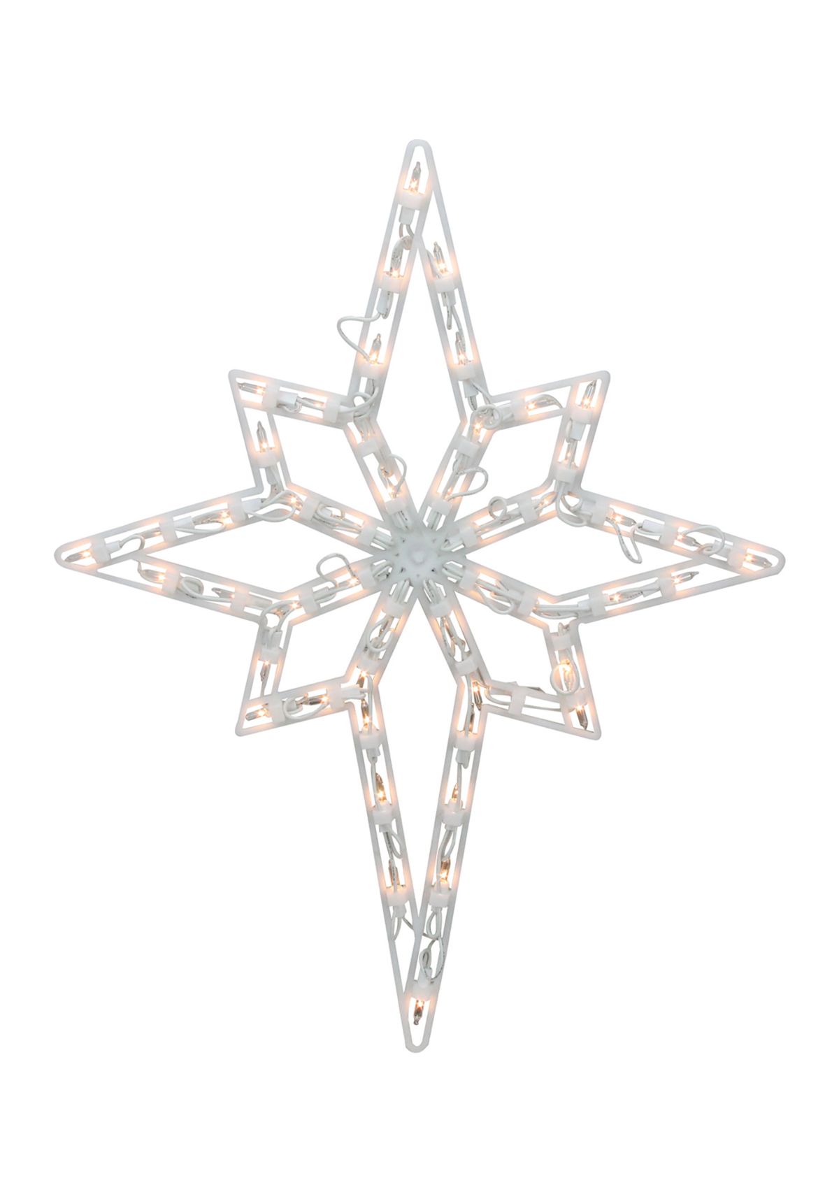 18Inch Lighted Star of Bethlehem Christmas Window Silhouette Decoration
