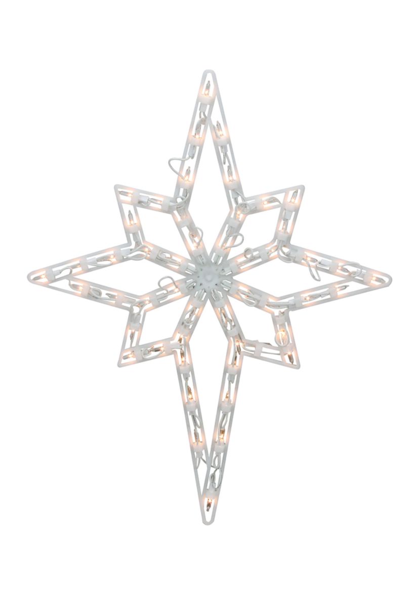 18Inch Lighted Star of Bethlehem Christmas Window Silhouette Decoration