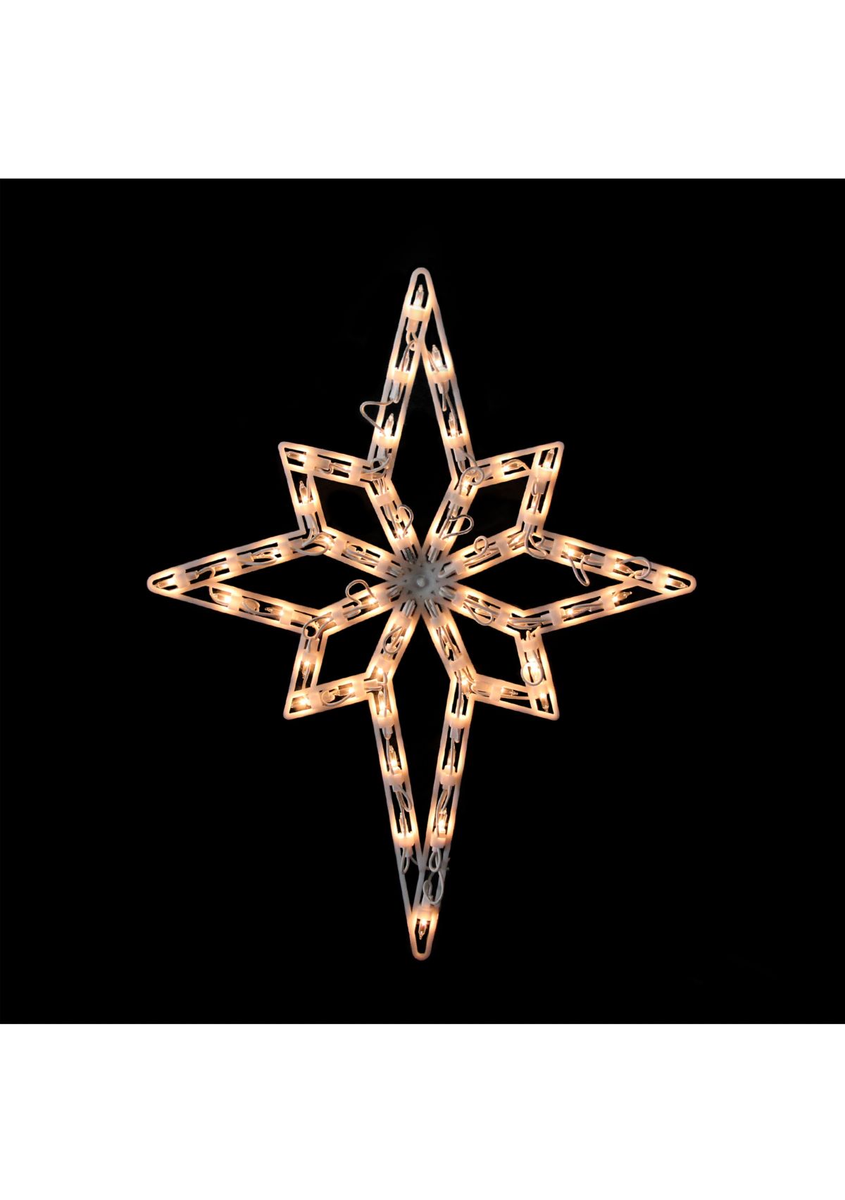 18Inch Lighted Star of Bethlehem Christmas Window Silhouette Decoration