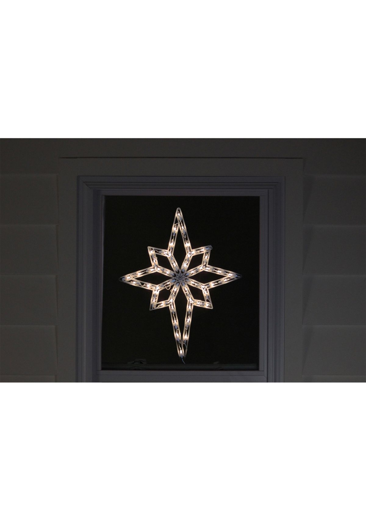 18Inch Lighted Star of Bethlehem Christmas Window Silhouette Decoration