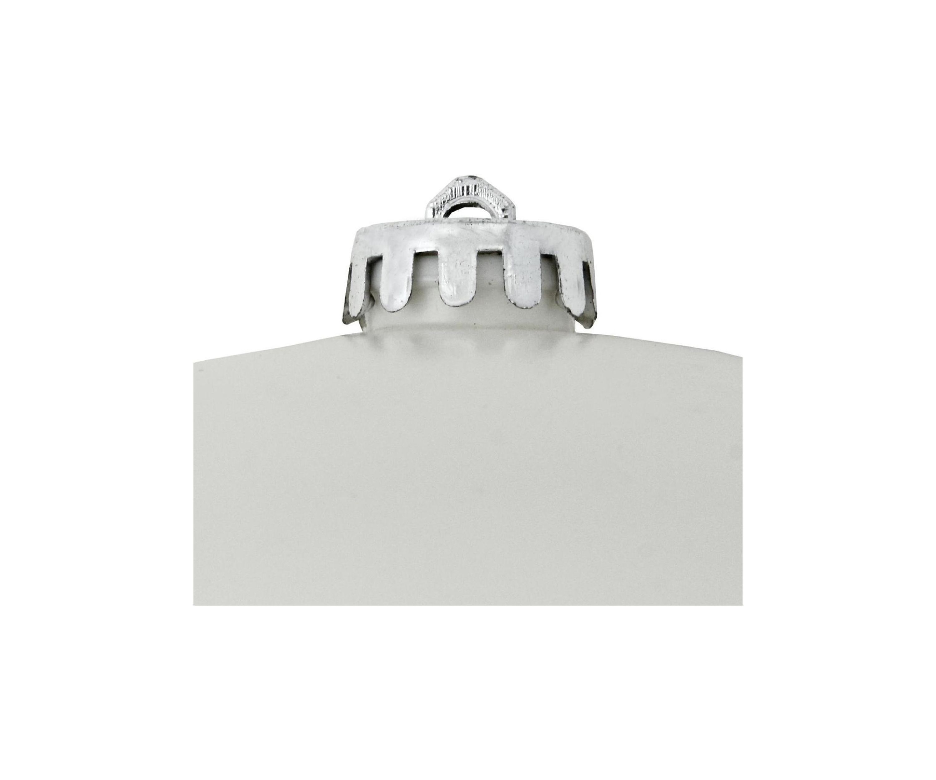 Commercial Matte White Shatterproof Christmas Ball Ornament 8Inch (200mm)