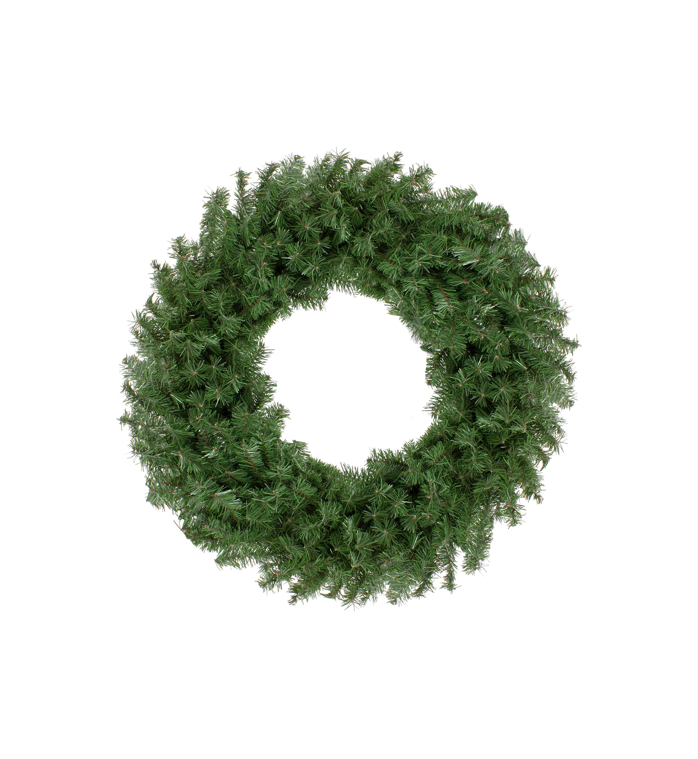Canadian Pine Artificial Christmas Wreath  30-Inch  Unlit