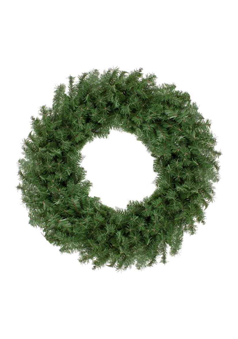 Canadian Pine Artificial Christmas Wreath  30-Inch  Unlit
