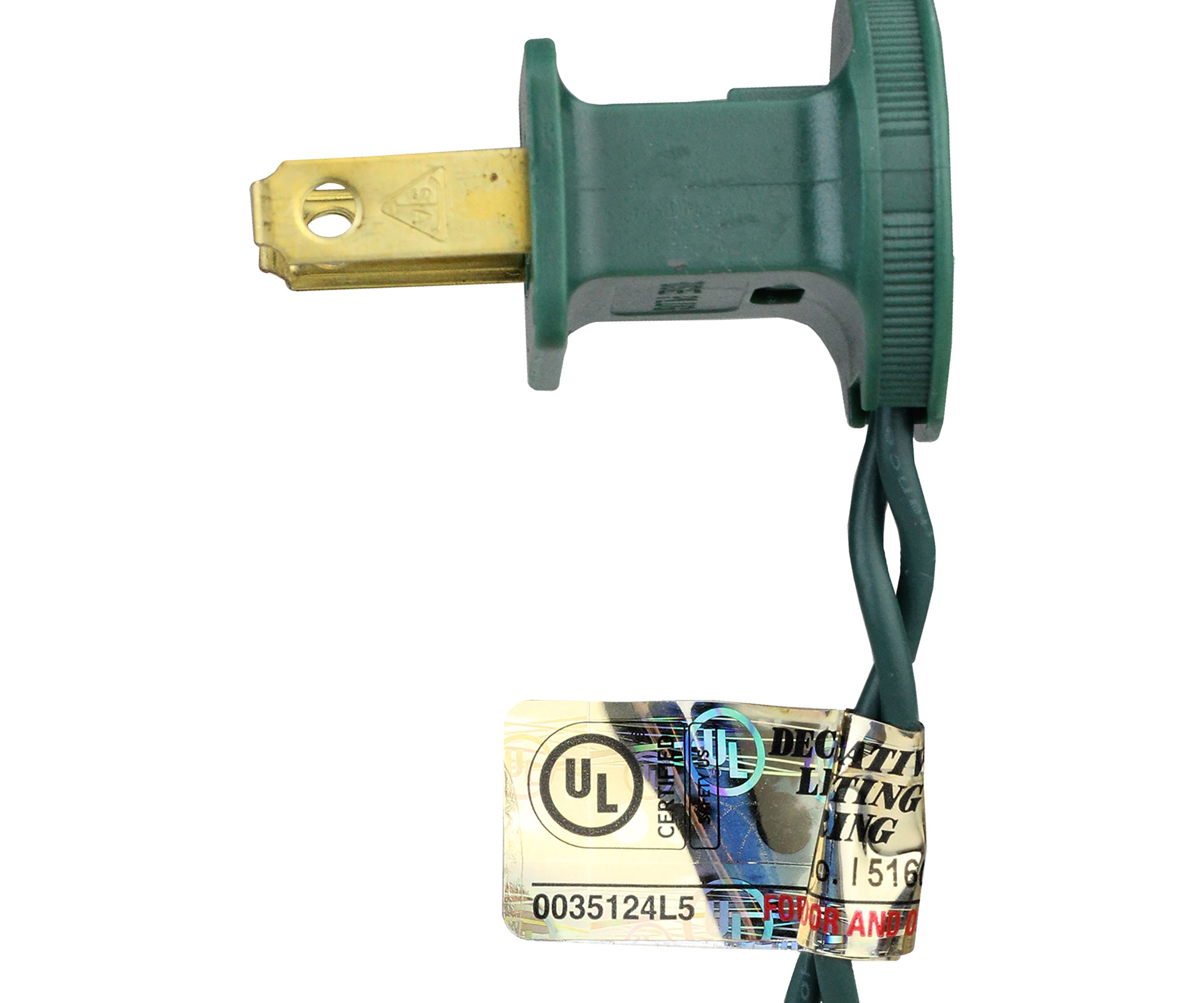 25 Blue LED C9 Mini String Christmas Lights - 16 ft Green Wire