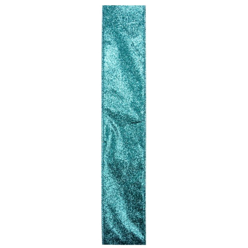 Pack of 12 Shimmering Teal Green Solid Wired Christmas Craft Ribbon - 2.5" x 120 Yards