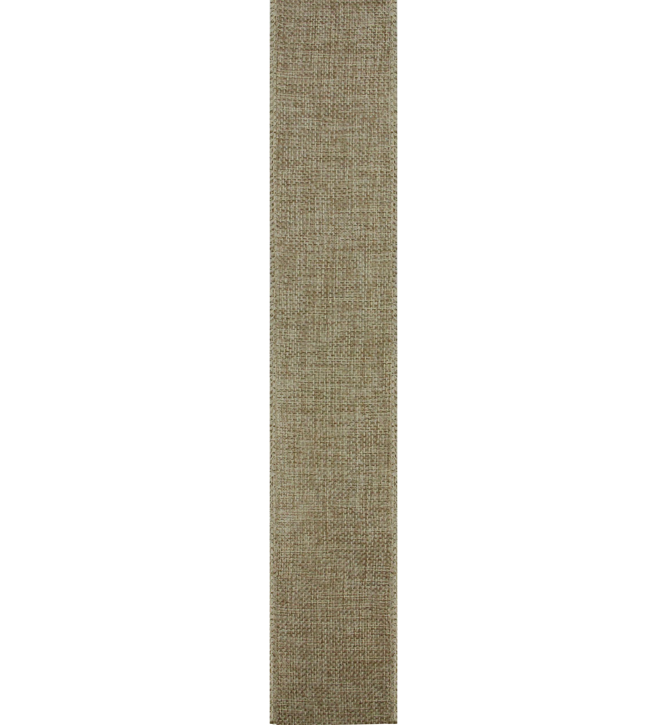 Pack of 12 Brown Christmas Wired Craft Ribbons - 2.5Inch x 120 Yards