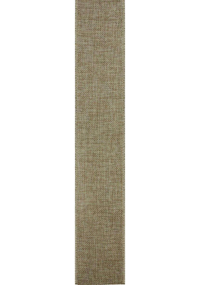 Pack of 12 Brown Christmas Wired Craft Ribbons - 2.5Inch x 120 Yards