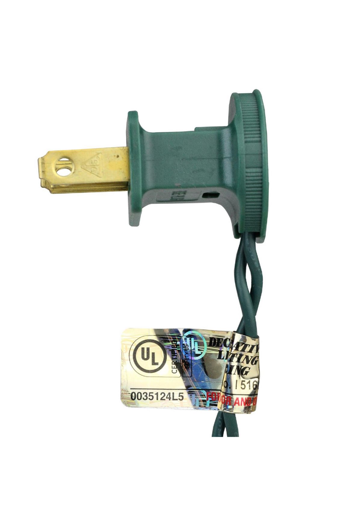 50 Multi-Color LED Wide Angle Christmas Lights - 16.25 ft Green Wire