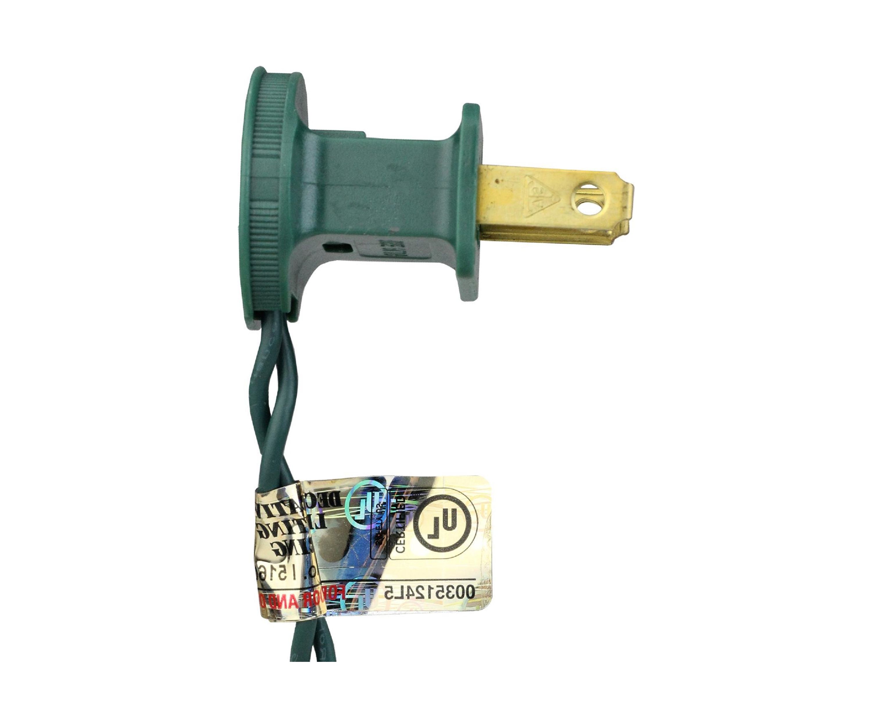 25 Vibrantly Colored LED C7 Christmas Lights - 16 ft Green Wire