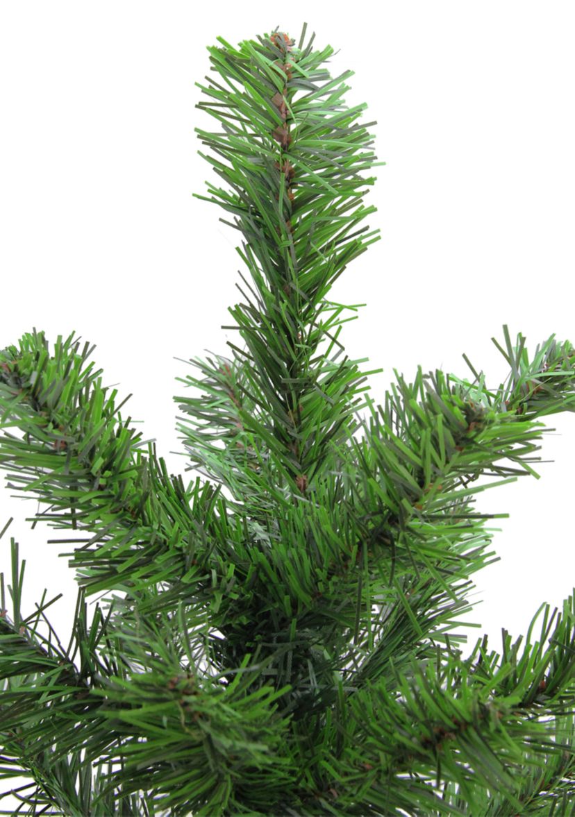 28Inch Balsam Pine Medium Artificial Christmas Tree in Burlap Base - Unlit