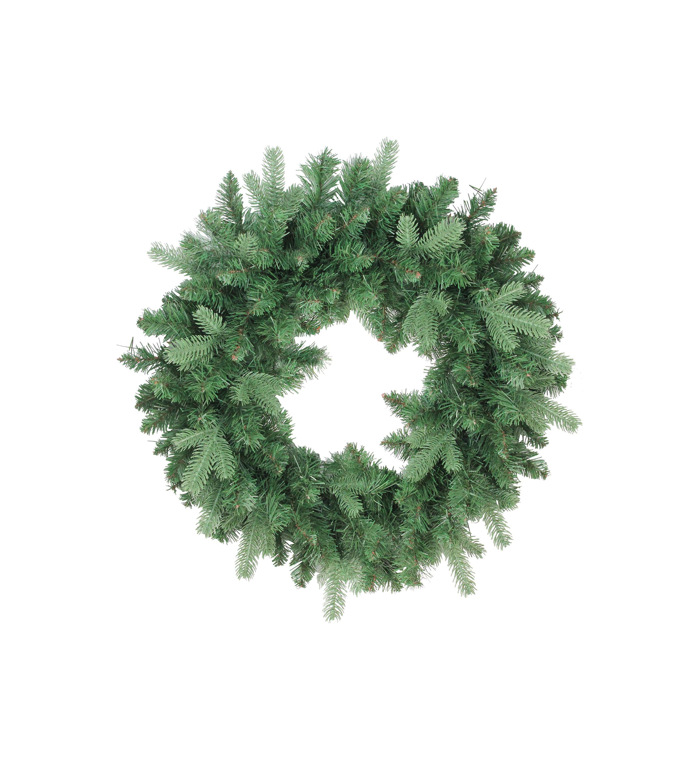 24Inch Mixed Eden Pine Artificial Christmas Wreath - Unlit
