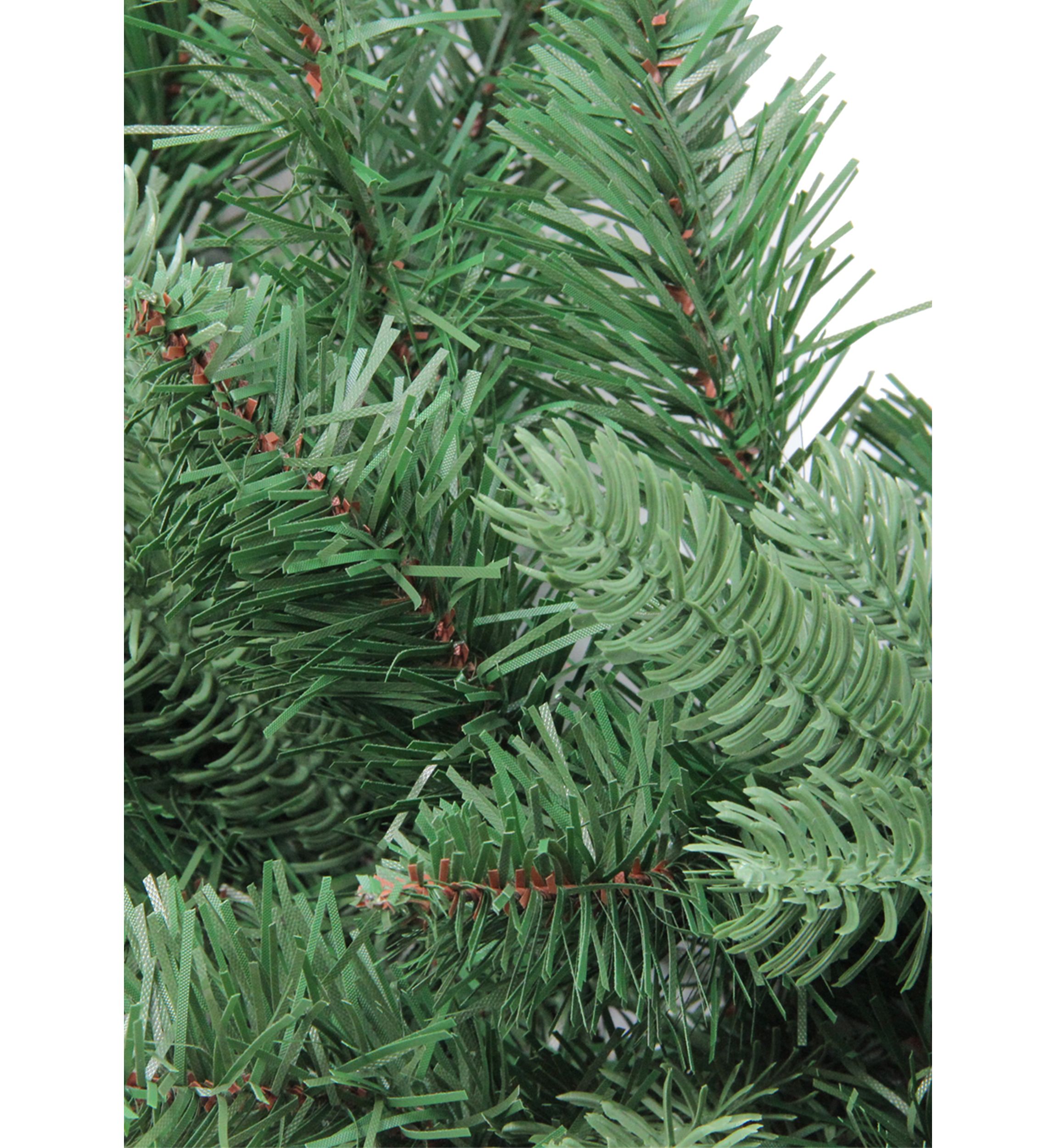 24Inch Mixed Eden Pine Artificial Christmas Wreath - Unlit
