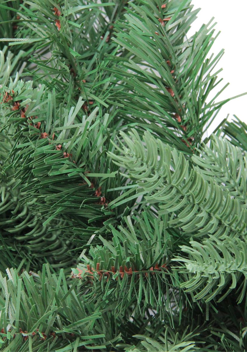 24Inch Mixed Eden Pine Artificial Christmas Wreath - Unlit