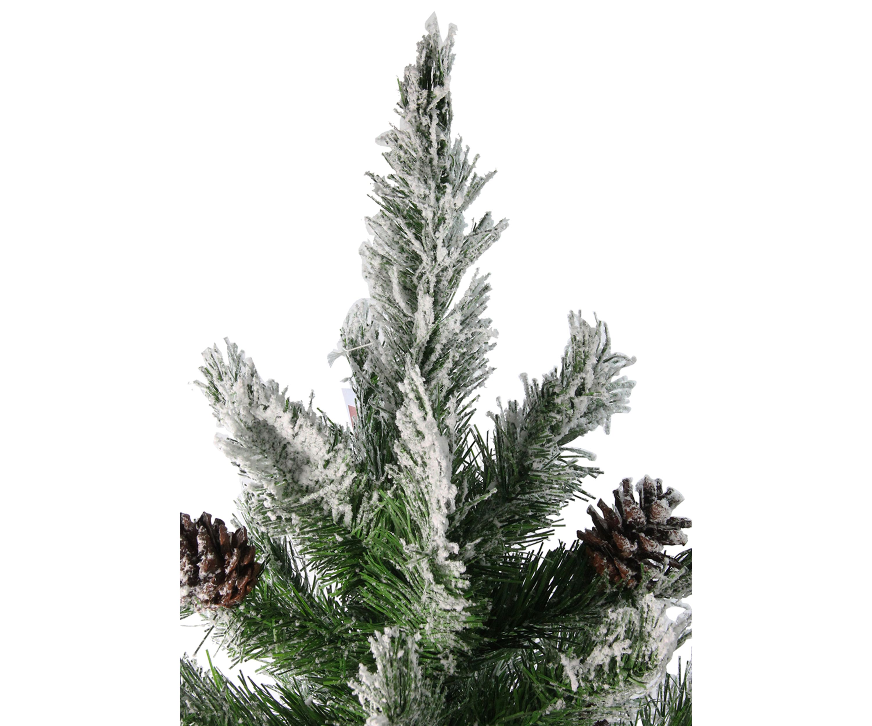 4 Flocked Angel Pine Artificial Christmas Tree - Unlit