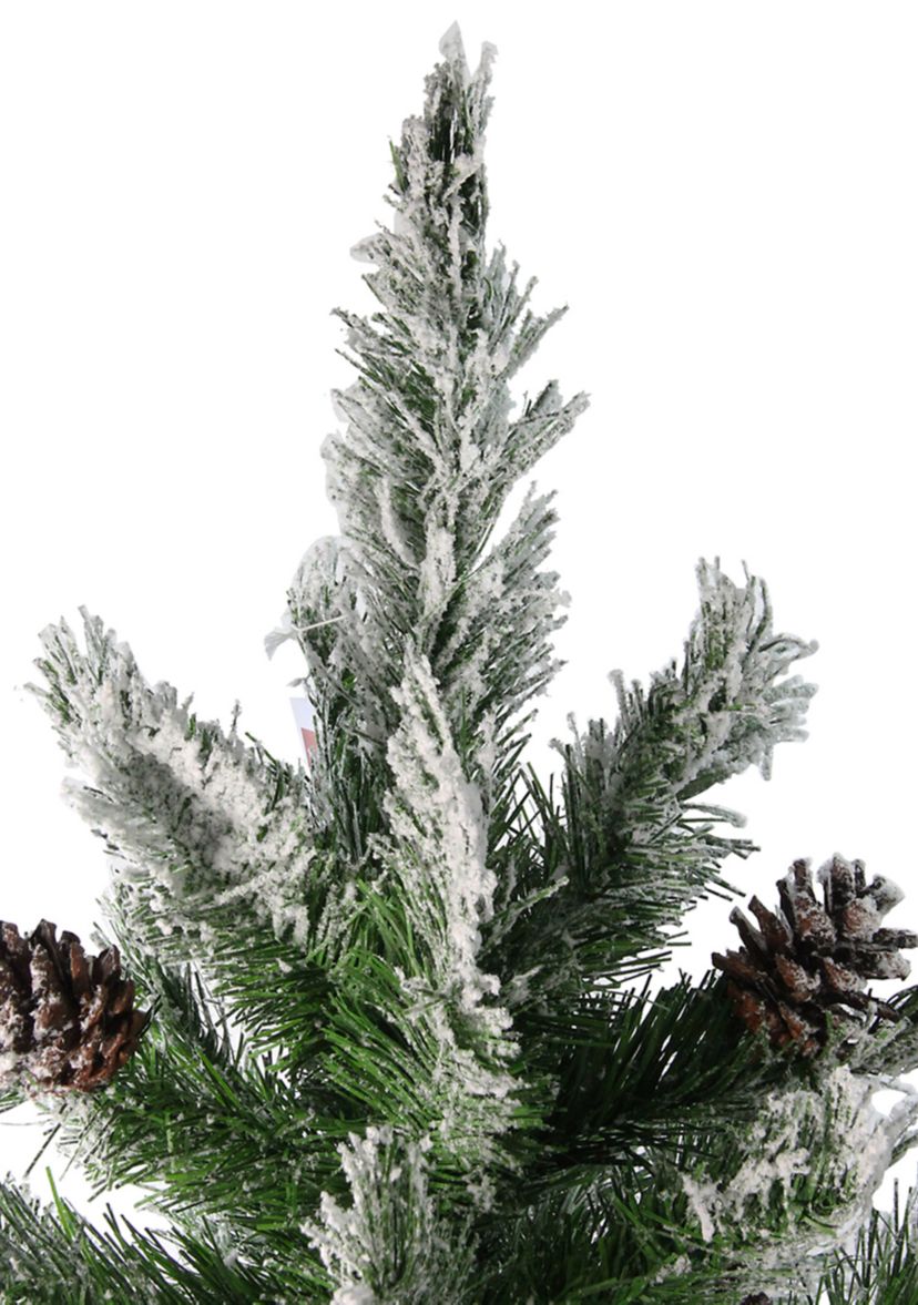 4 Flocked Angel Pine Artificial Christmas Tree - Unlit