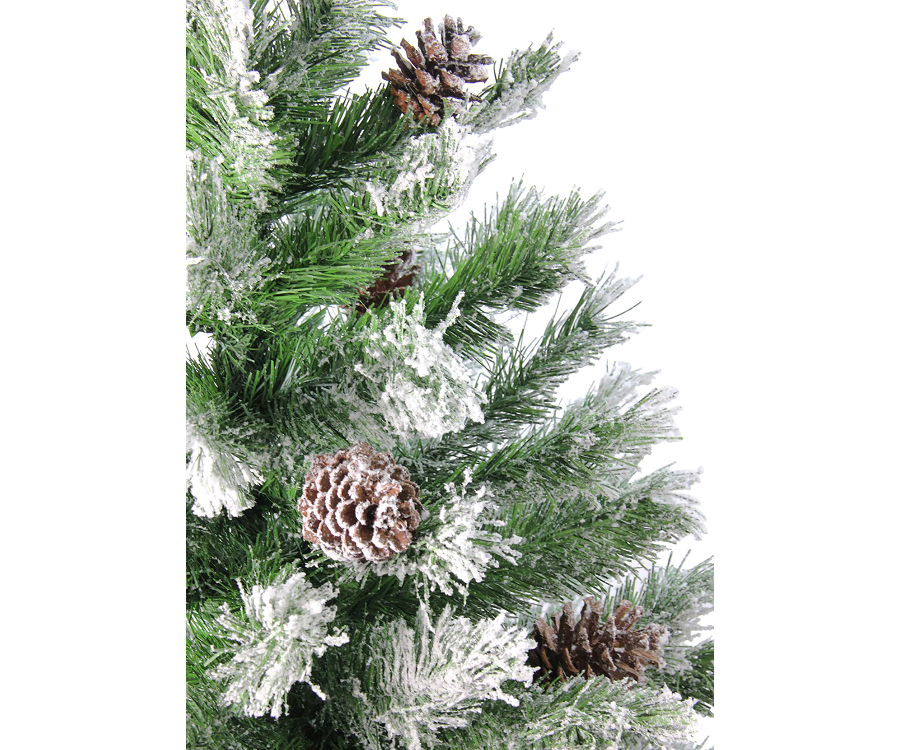 4 Flocked Angel Pine Artificial Christmas Tree - Unlit
