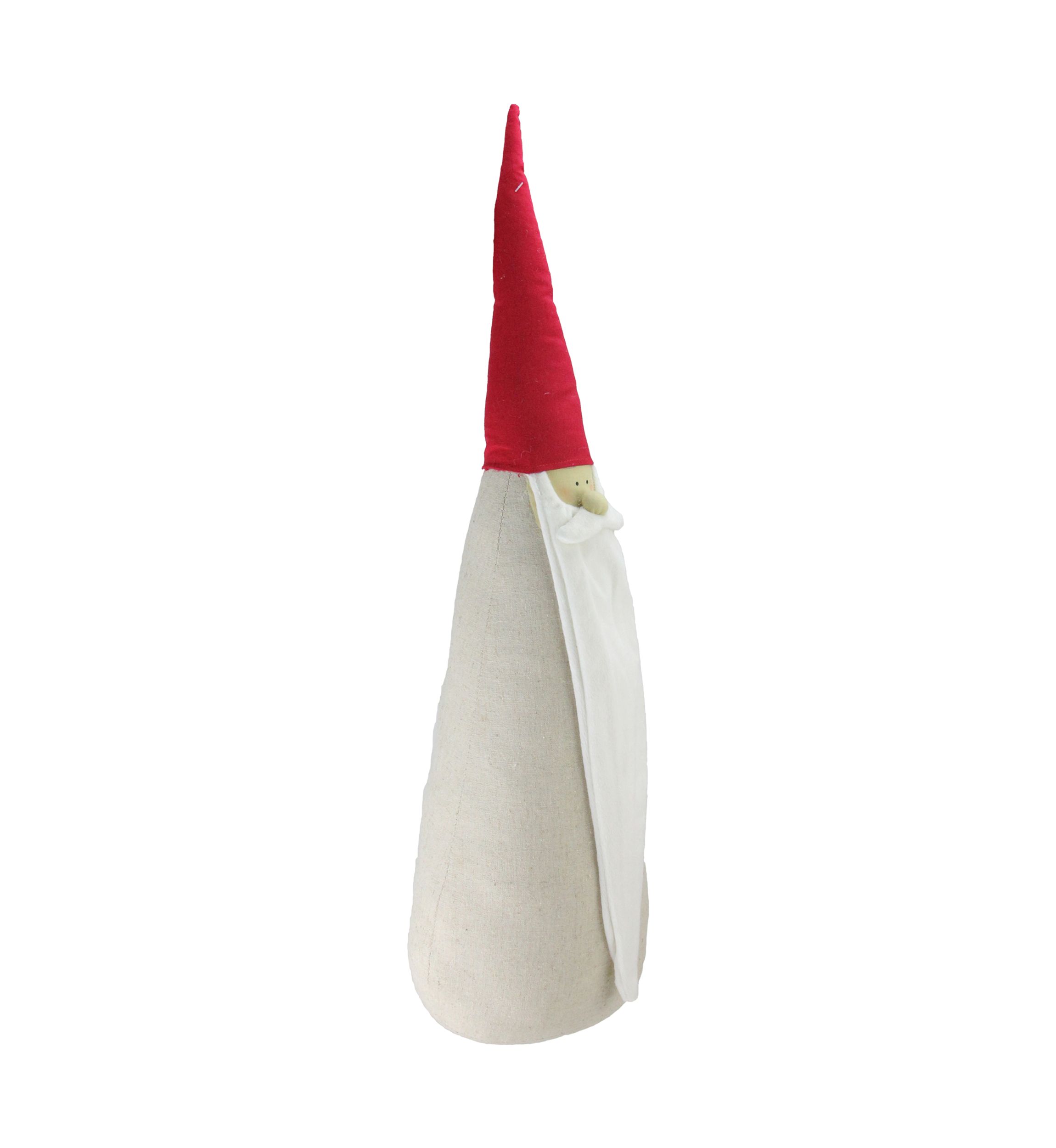23.5" Red and White Santa Gnome Christmas Tabletop Décor