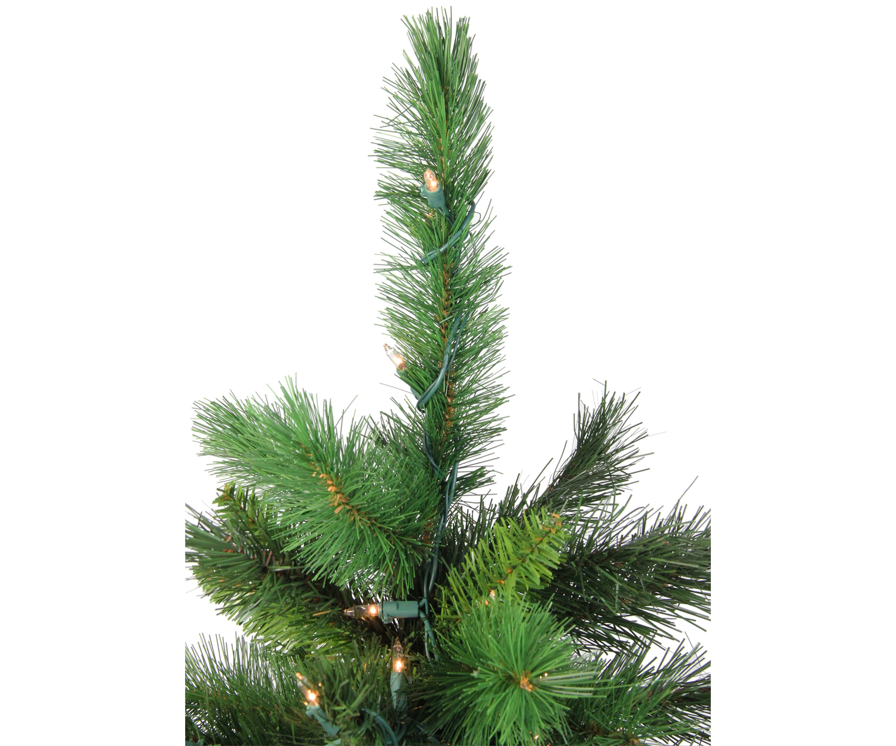3 Pre-Lit Potted New Carolina Spruce Medium Artificial Christmas Tree - Clear Lights