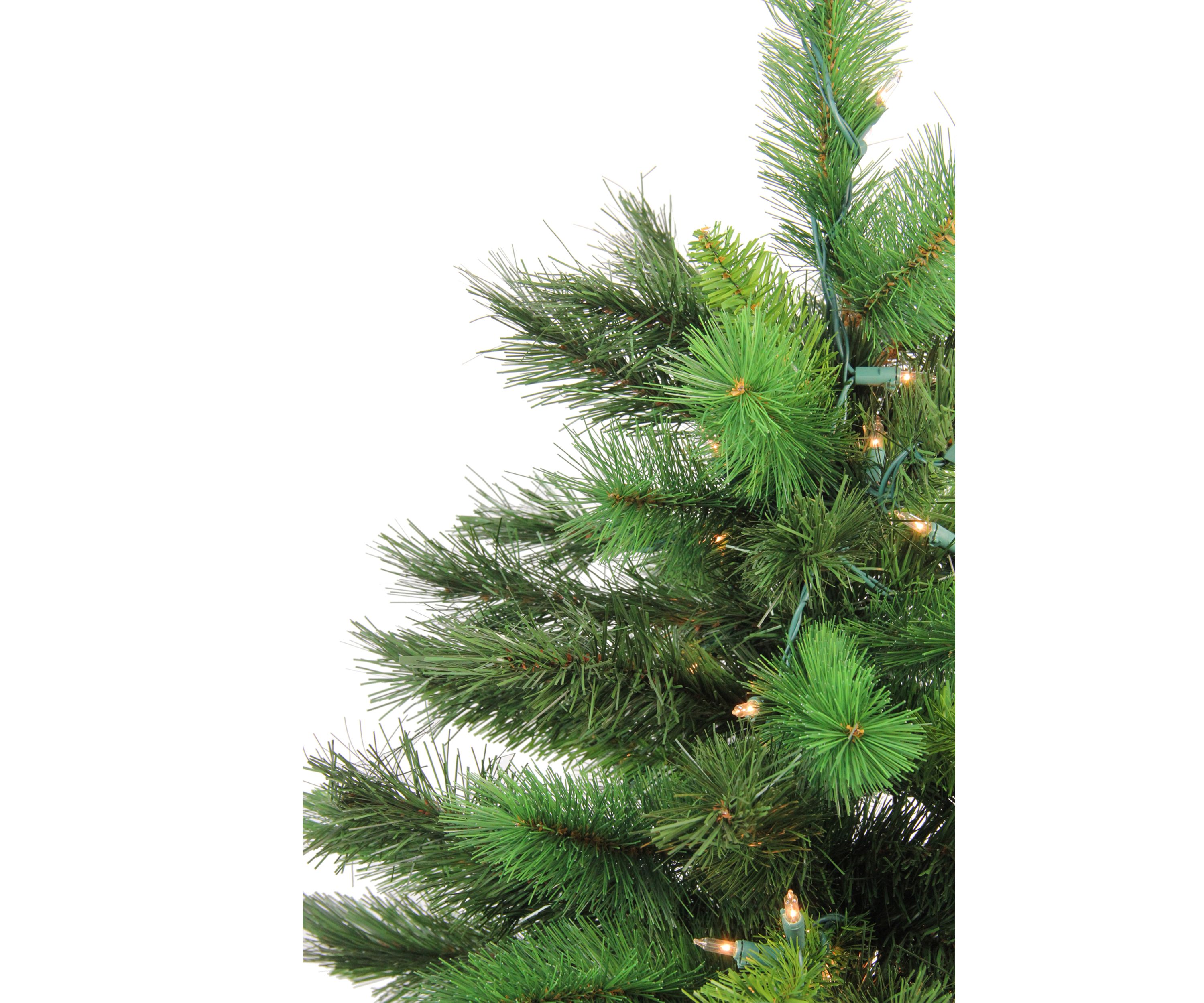 3 Pre-Lit Potted New Carolina Spruce Medium Artificial Christmas Tree - Clear Lights