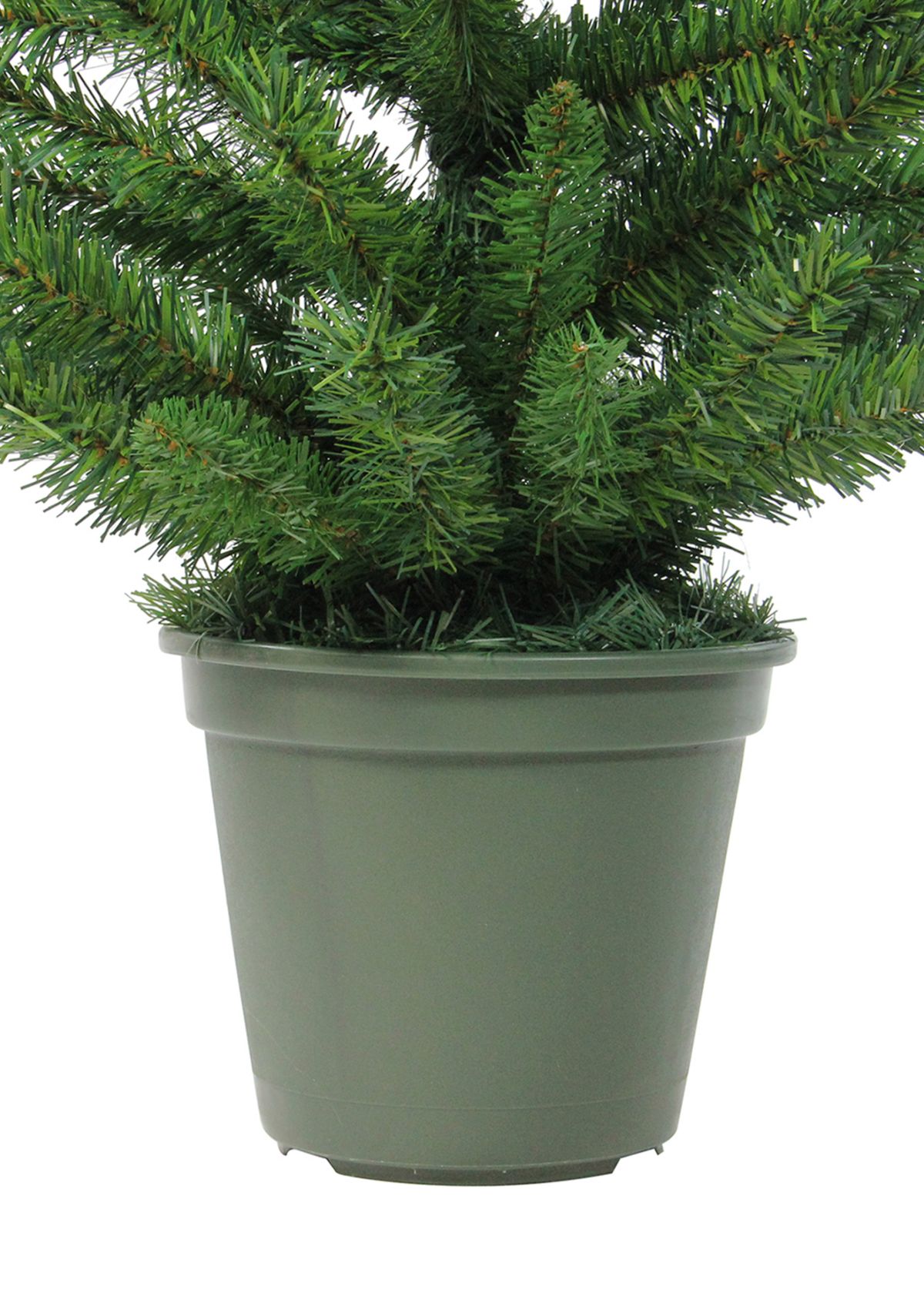 4 Potted Norway Spruce Medium Artificial Christmas Tree - Unlit