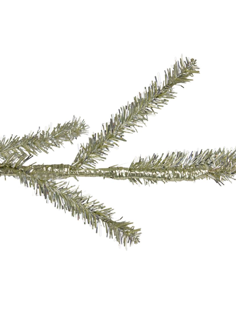 3 Full Champagne Tinsel Artificial Christmas Twig Tree - Unlit