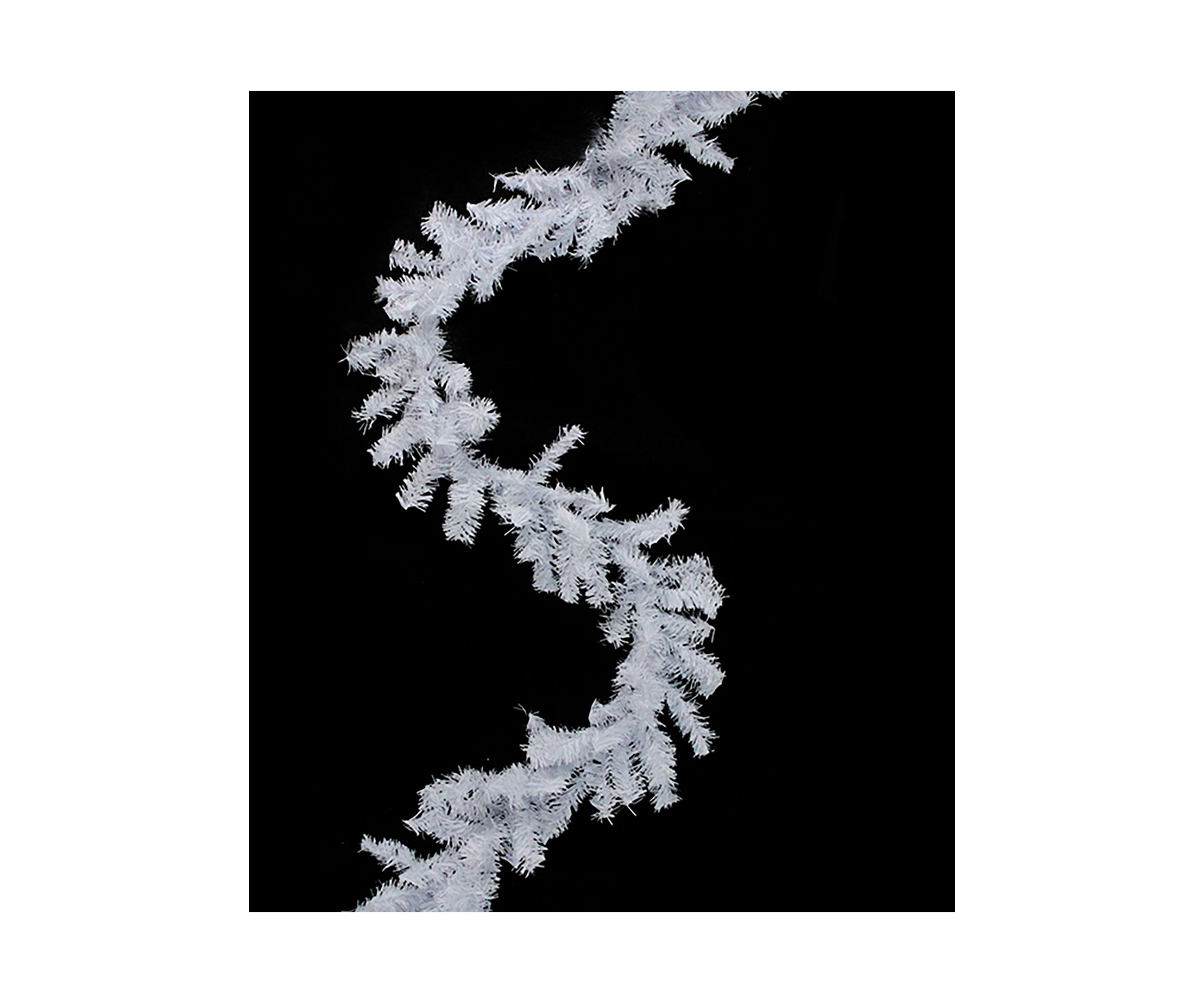 100 x 10Inch Commercial White Canadian Pine Artificial Christmas Garland  Unlit