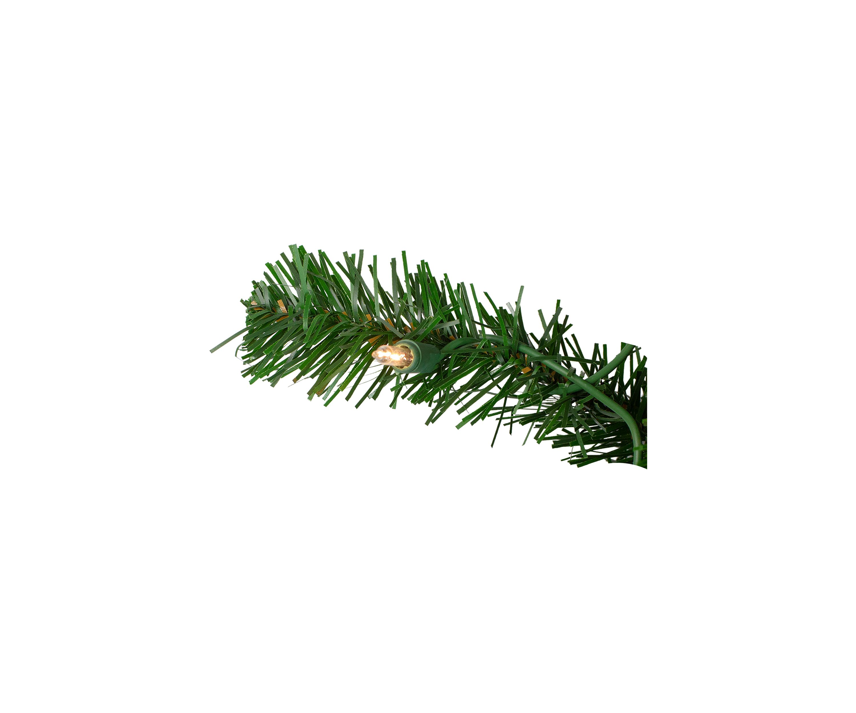 Pre-Lit Deluxe Windsor Pine Artificial Christmas Wreath - 36-Inch  Clear Lights