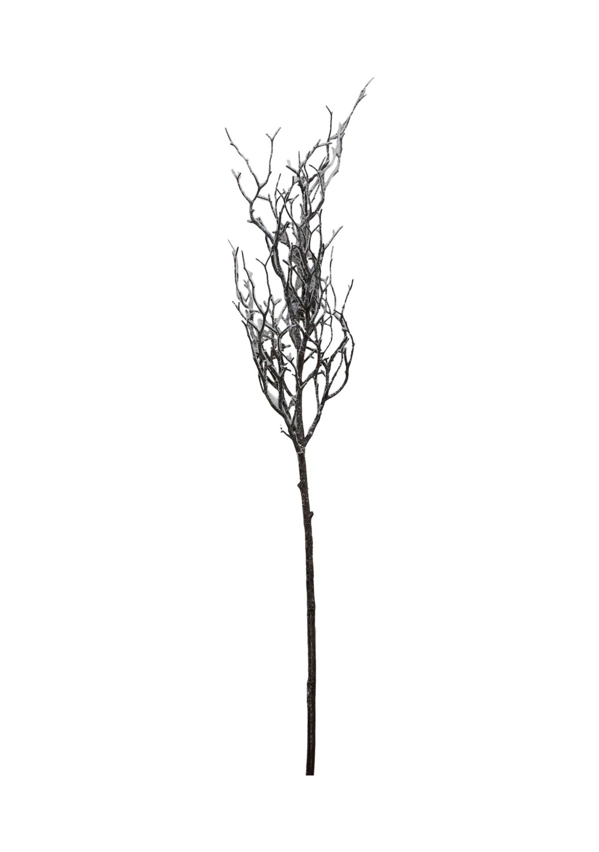 43Inch Brown and White Frosted Artificial Christmas Poplar Tree Branch
