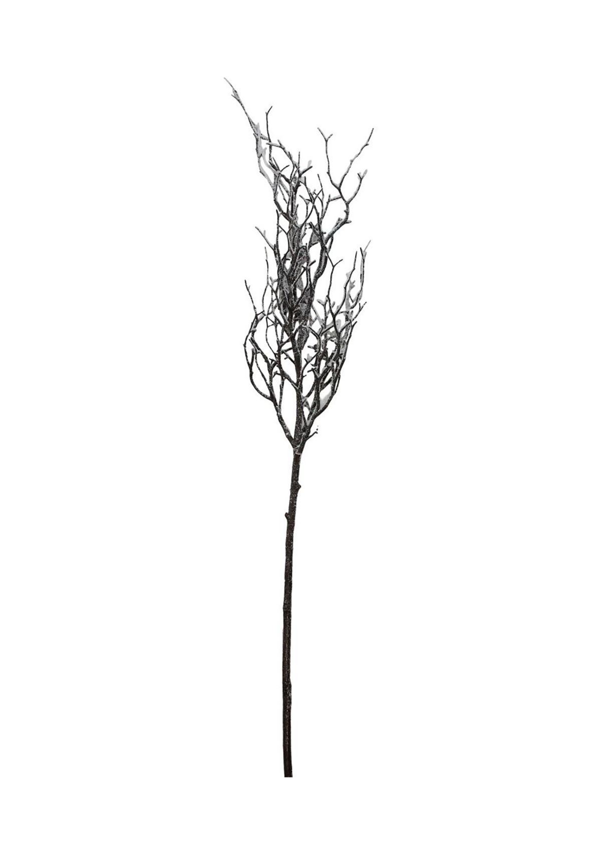 43Inch Brown and White Frosted Artificial Christmas Poplar Tree Branch