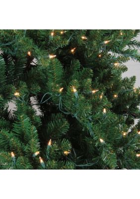 7.5' Layered Washington Spruce Artificial Christmas Tree with and