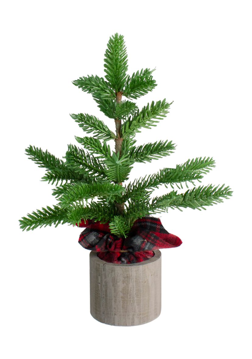 1.3 Potted Pine Medium Artificial Tabletop Christmas Tree - Unlit