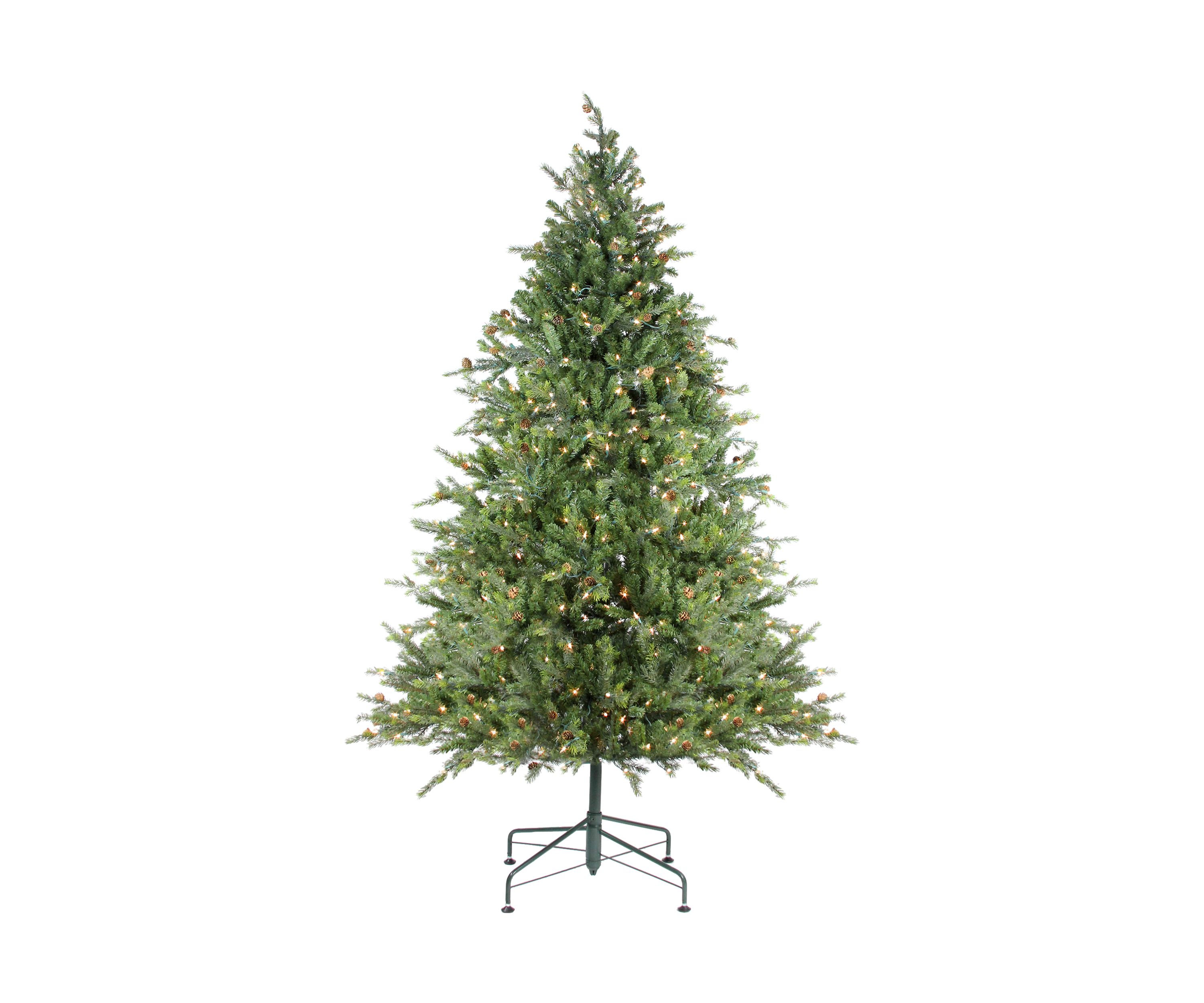6.5 Pre-Lit Full Hunter Fir Artificial Christmas Tree - Clear Lights