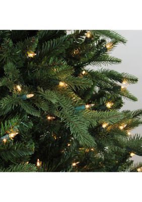7.5' Pre-Lit Full Aurora Spruce Artificial Christmas Tree - Clear Lights
