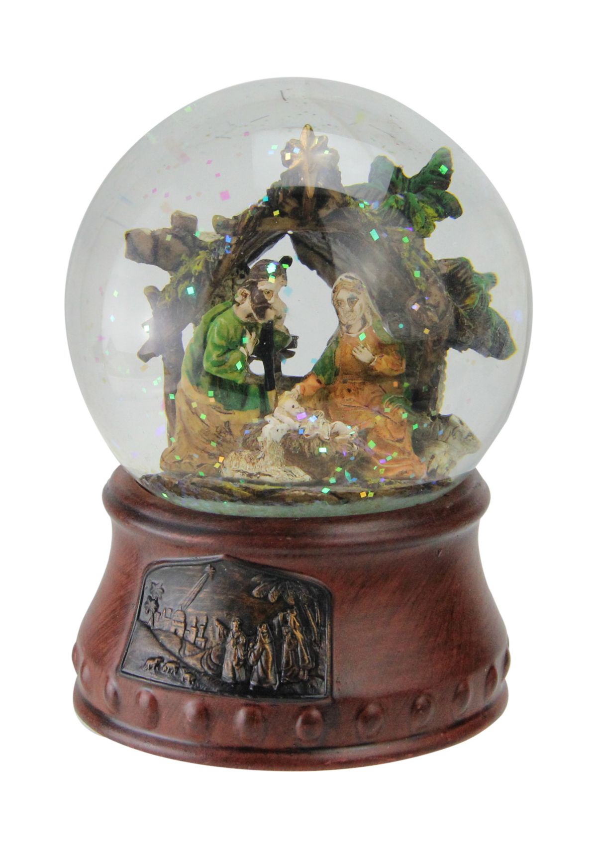 5.5Inch Christmas Nativity Musical Snow Globe