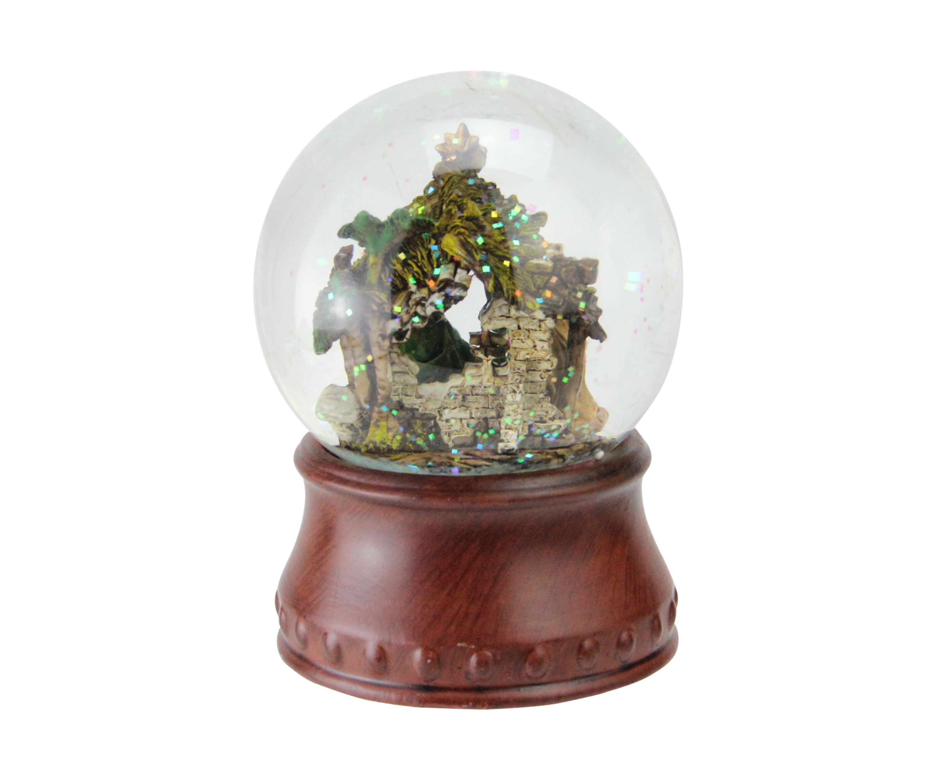 5.5Inch Christmas Nativity Musical Snow Globe