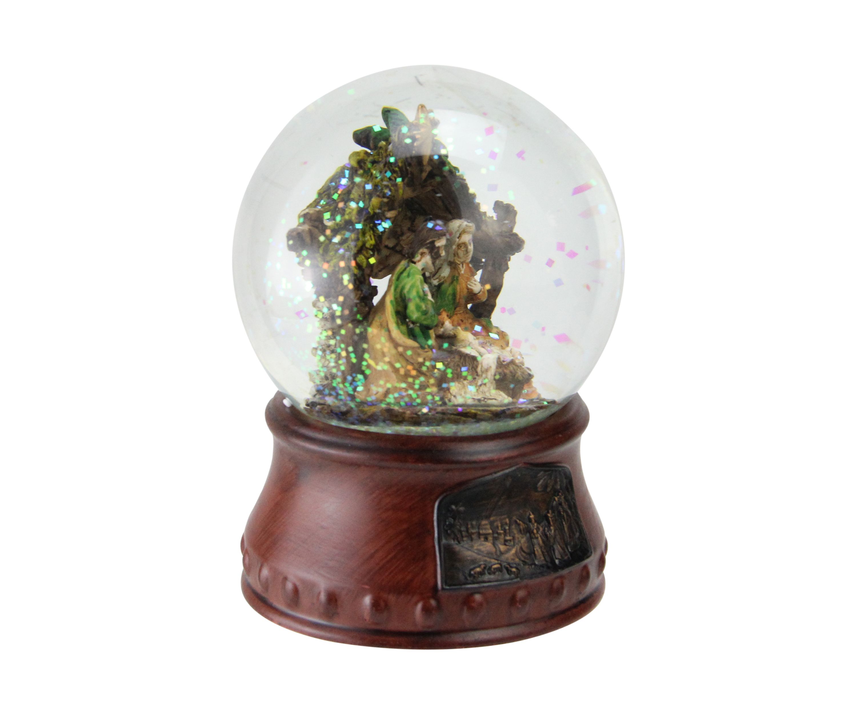 5.5Inch Christmas Nativity Musical Snow Globe