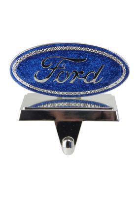 Northlight 5"" Blue And Silver Officially Licensed Iconic Ford Logo Christmas Stocking Holder