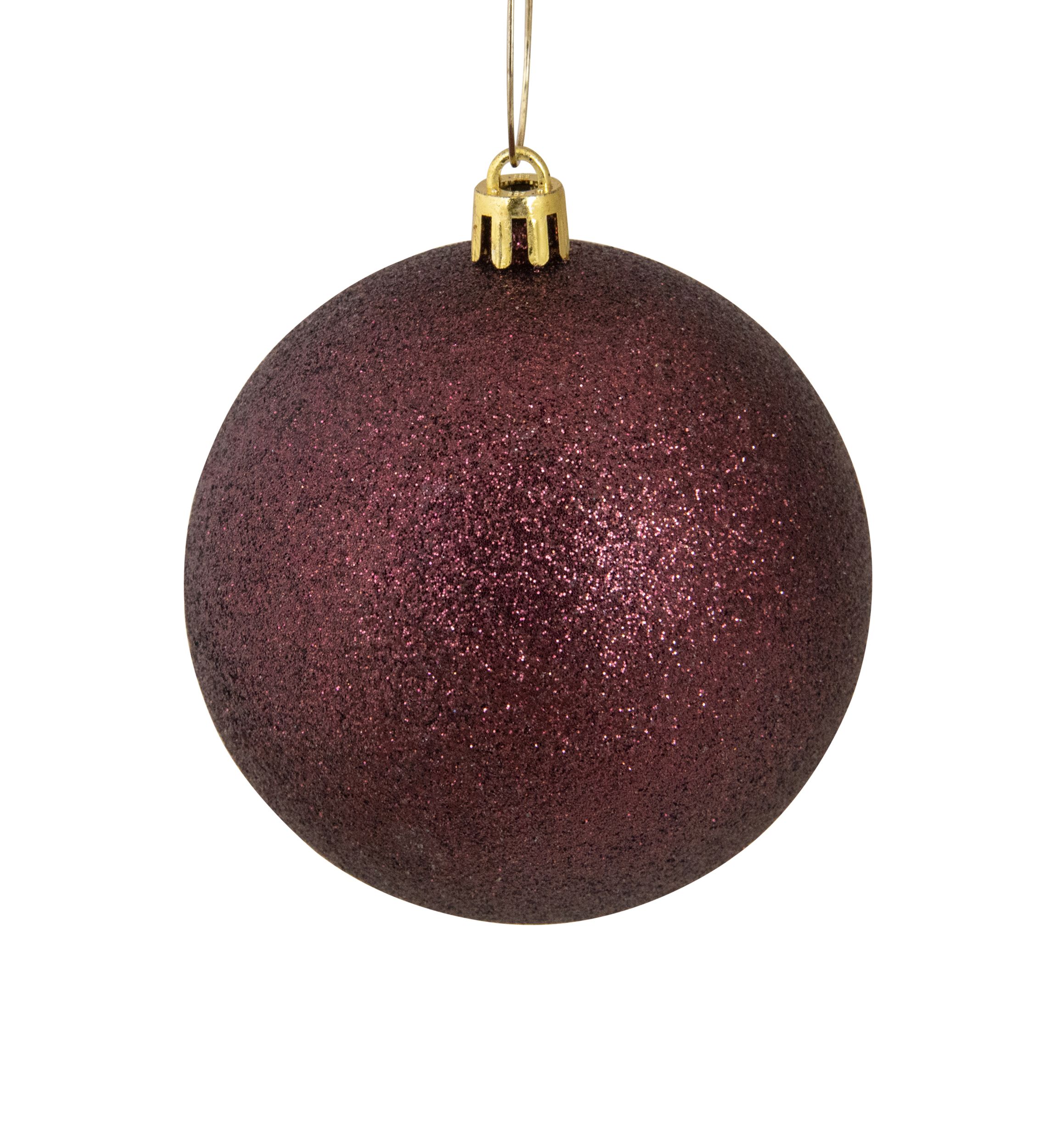 60ct Mulberry Shatterproof 4-Finish Christmas Ball Ornaments 2.5Inch (60mm)