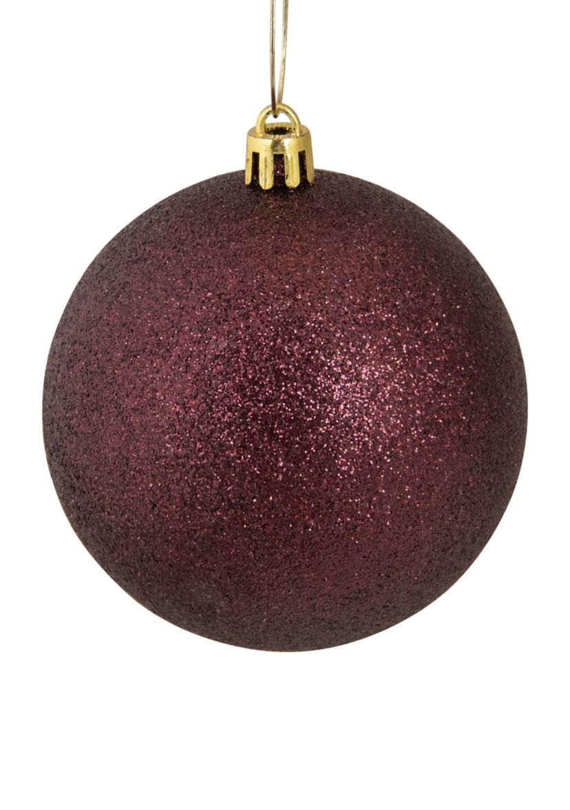 60ct Mulberry Shatterproof 4-Finish Christmas Ball Ornaments 2.5Inch (60mm)
