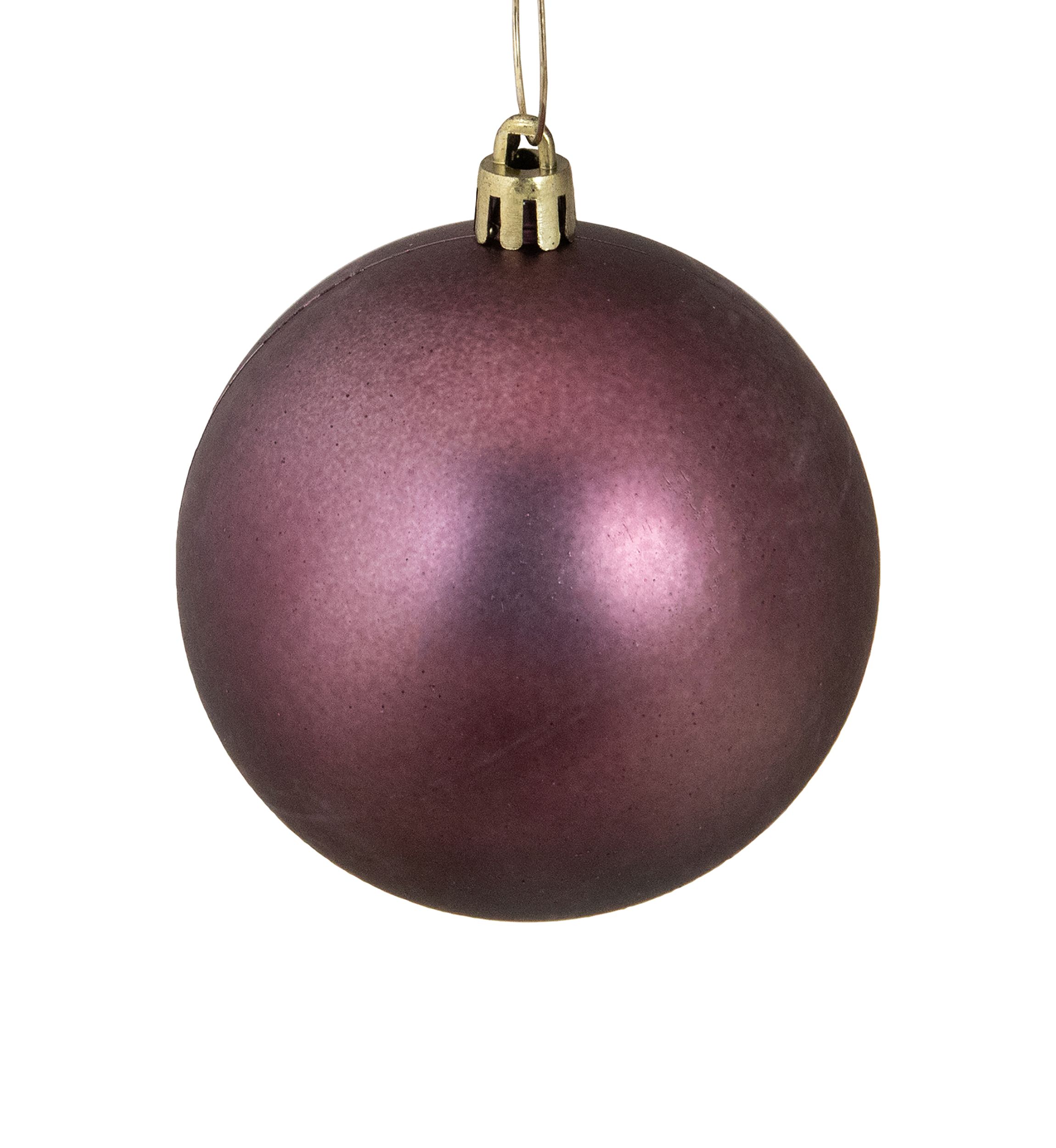 60ct Mulberry Shatterproof 4-Finish Christmas Ball Ornaments 2.5Inch (60mm)