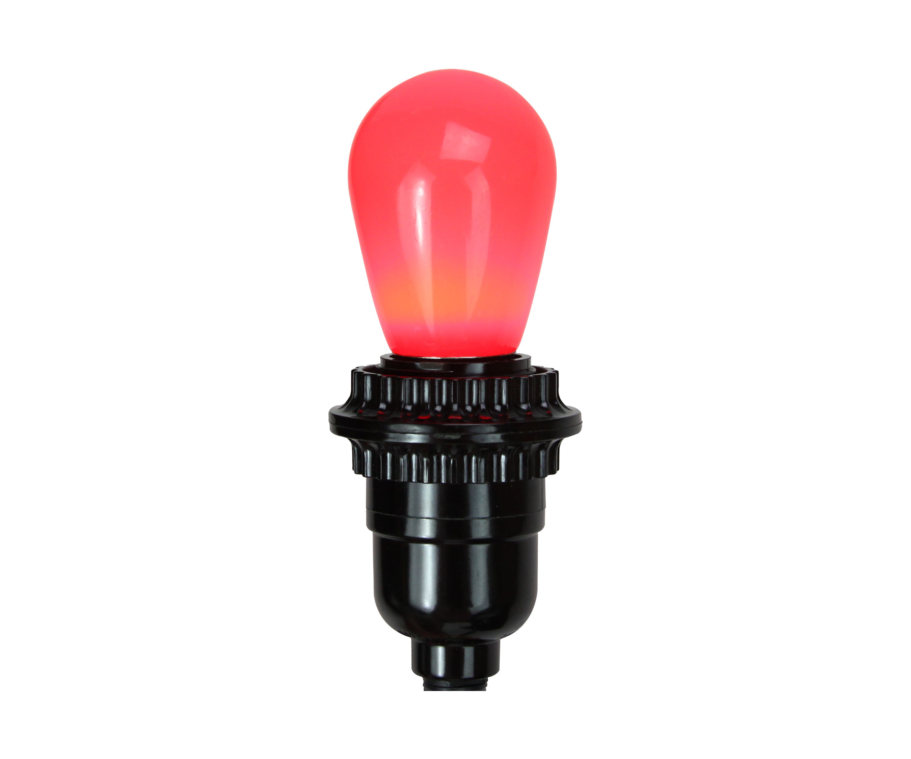 Pack of 25 Opaque LED S14 Multi-Color Christmas Replacement Bulbs