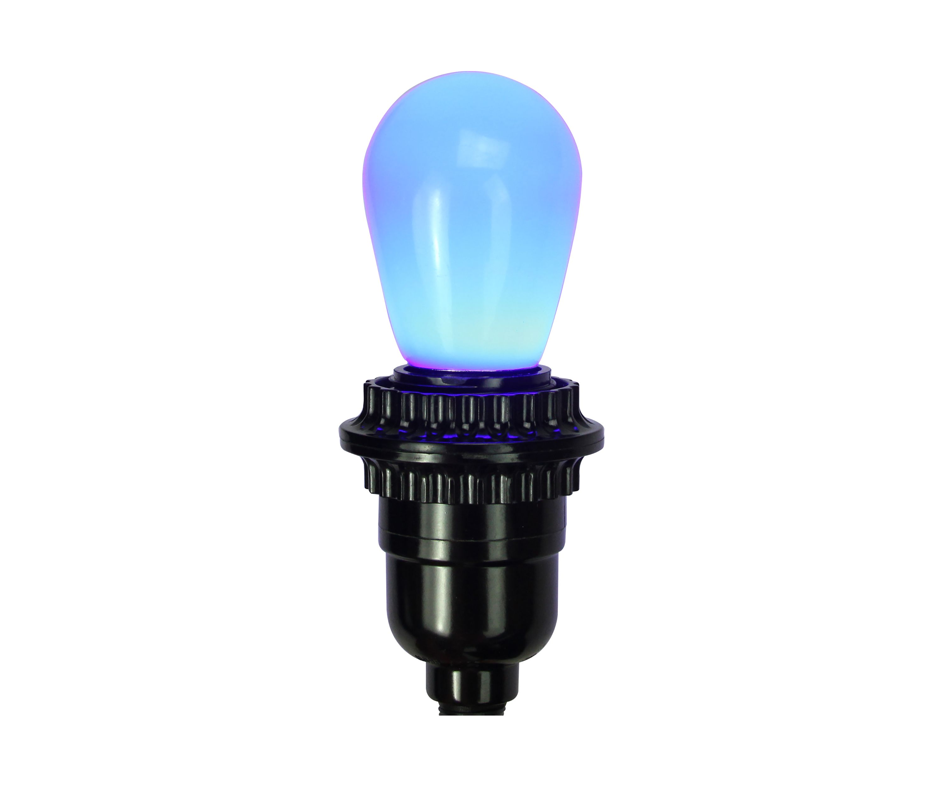 Pack of 25 Opaque LED S14 Multi-Color Christmas Replacement Bulbs