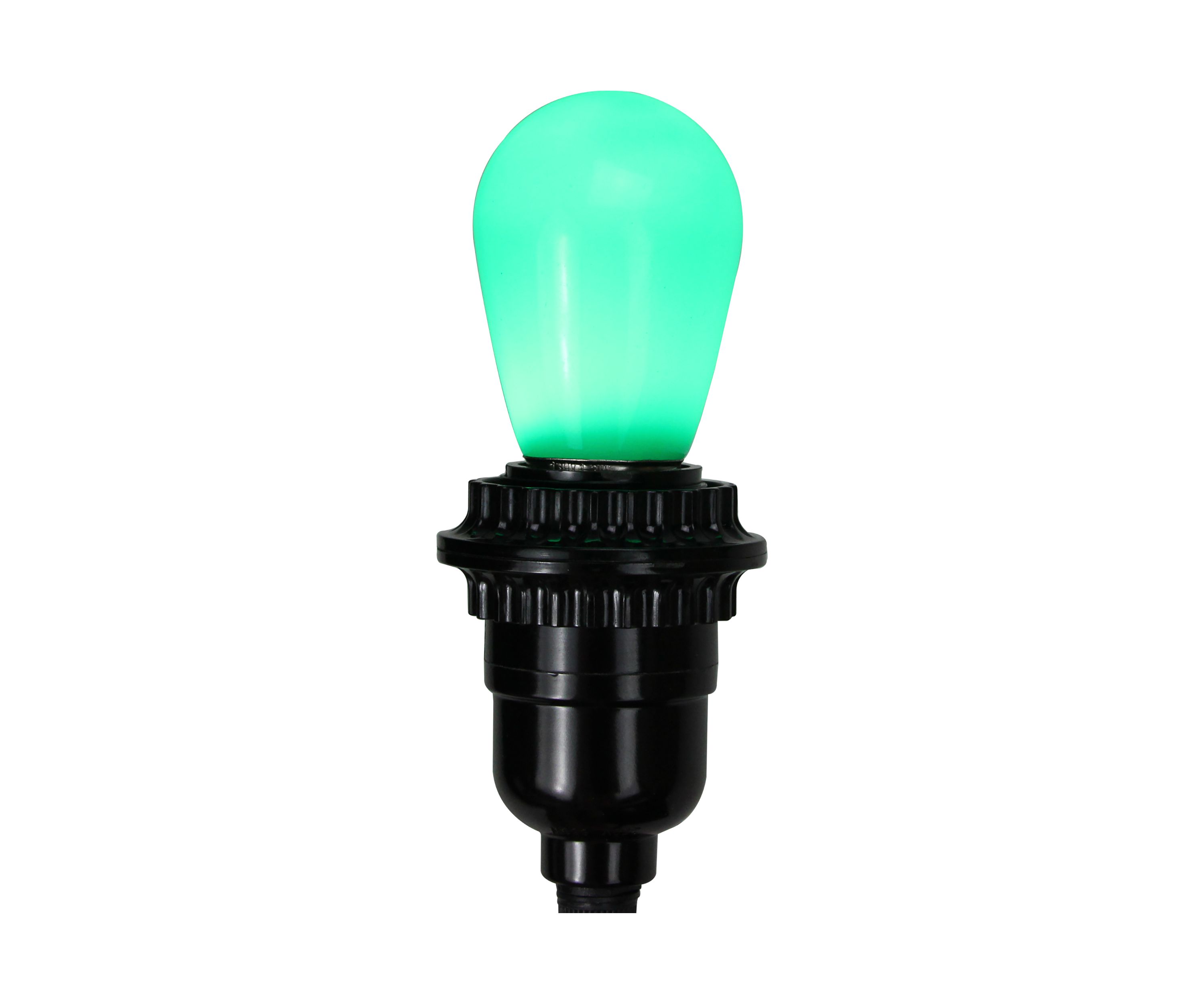 Pack of 25 Opaque LED S14 Multi-Color Christmas Replacement Bulbs