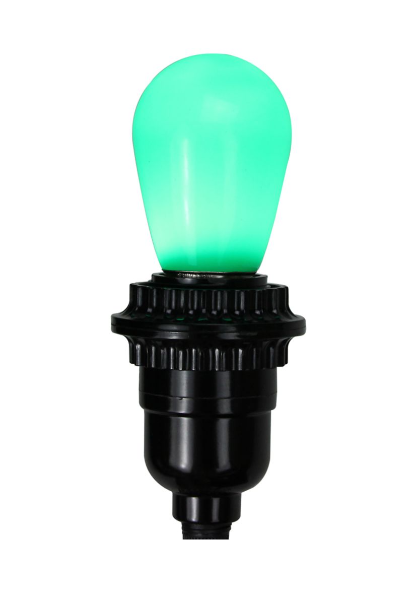 Pack of 25 Opaque LED S14 Multi-Color Christmas Replacement Bulbs