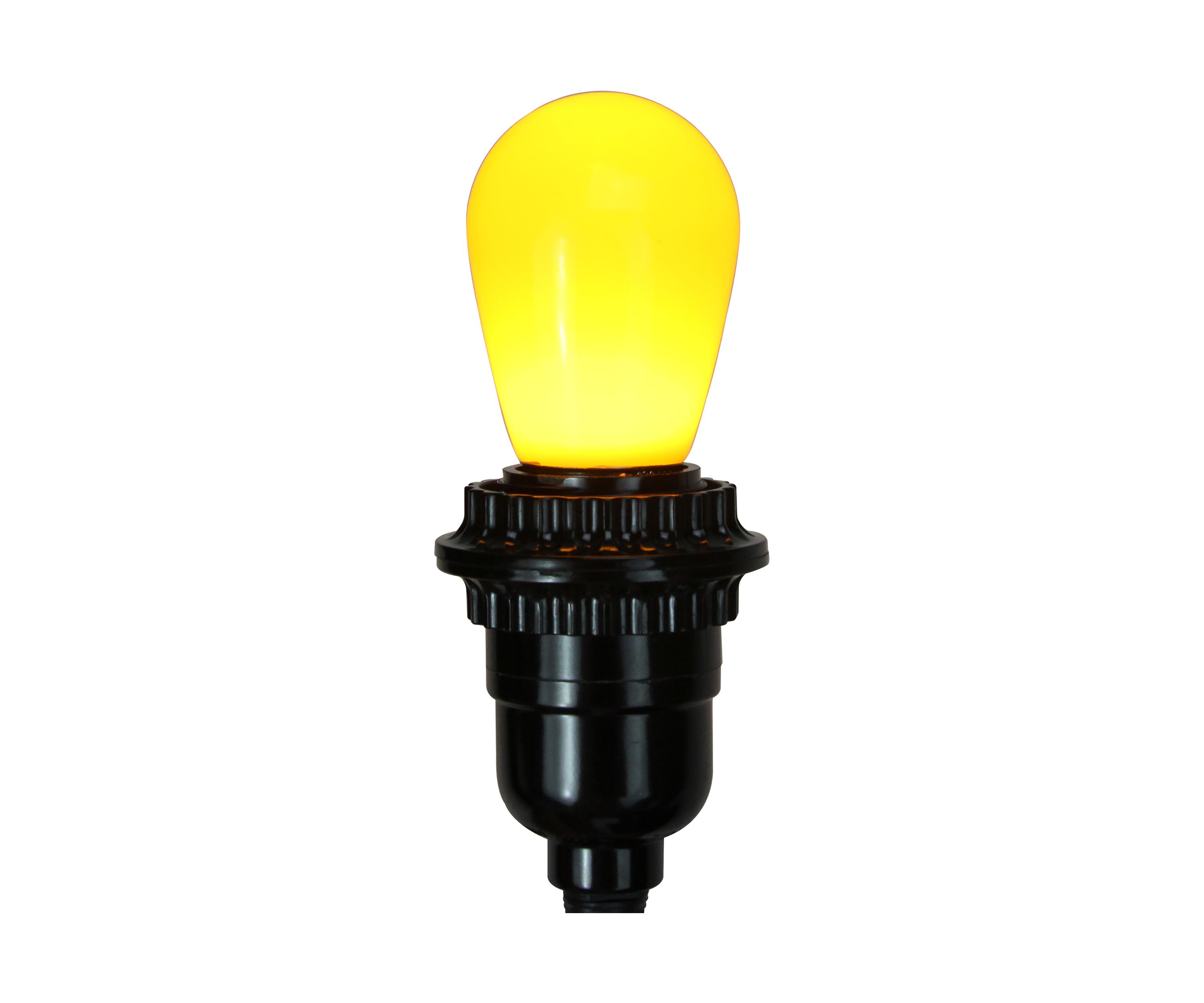 Pack of 25 Opaque LED S14 Multi-Color Christmas Replacement Bulbs