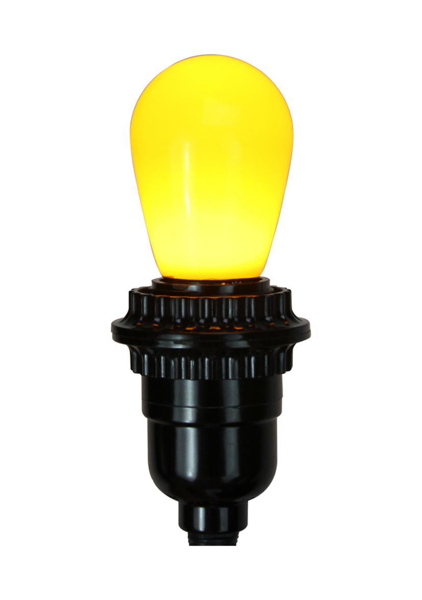 Pack of 25 Opaque LED S14 Multi-Color Christmas Replacement Bulbs