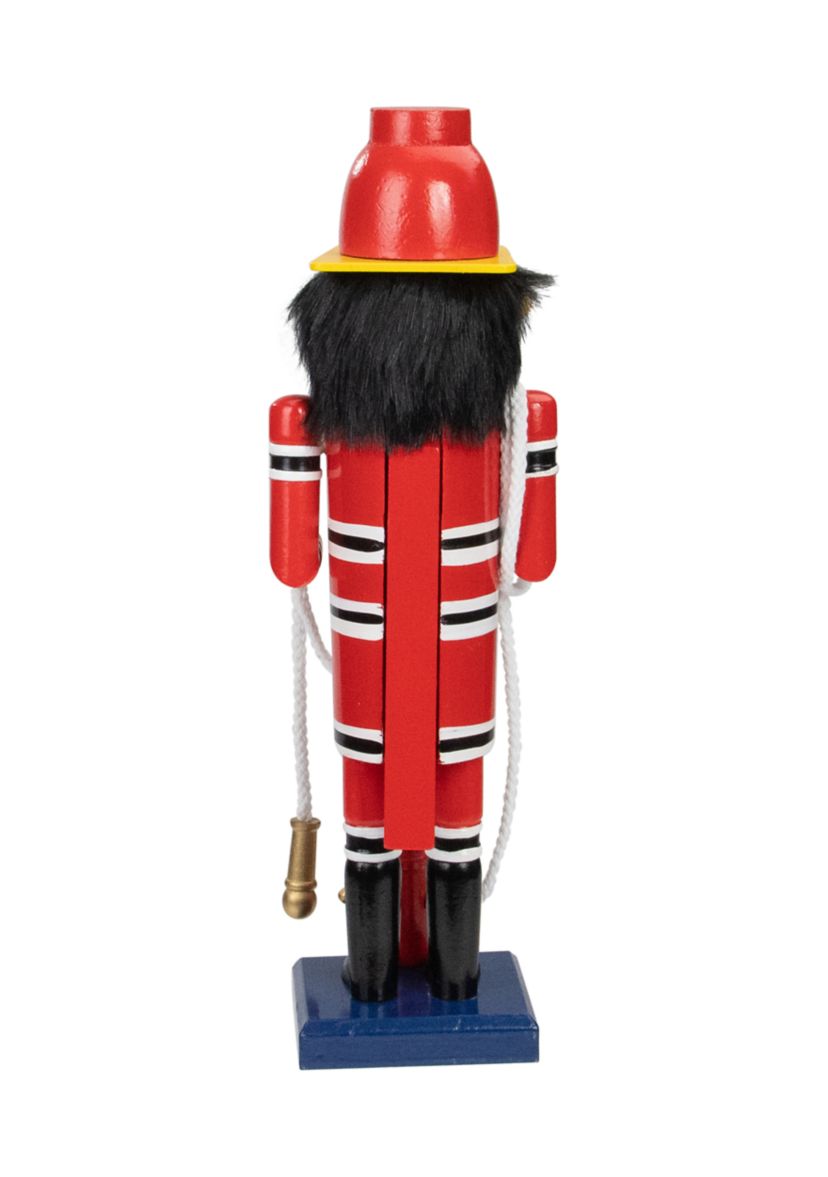 14 Red Wooden Fireman with Hose Christmas Nutcracker