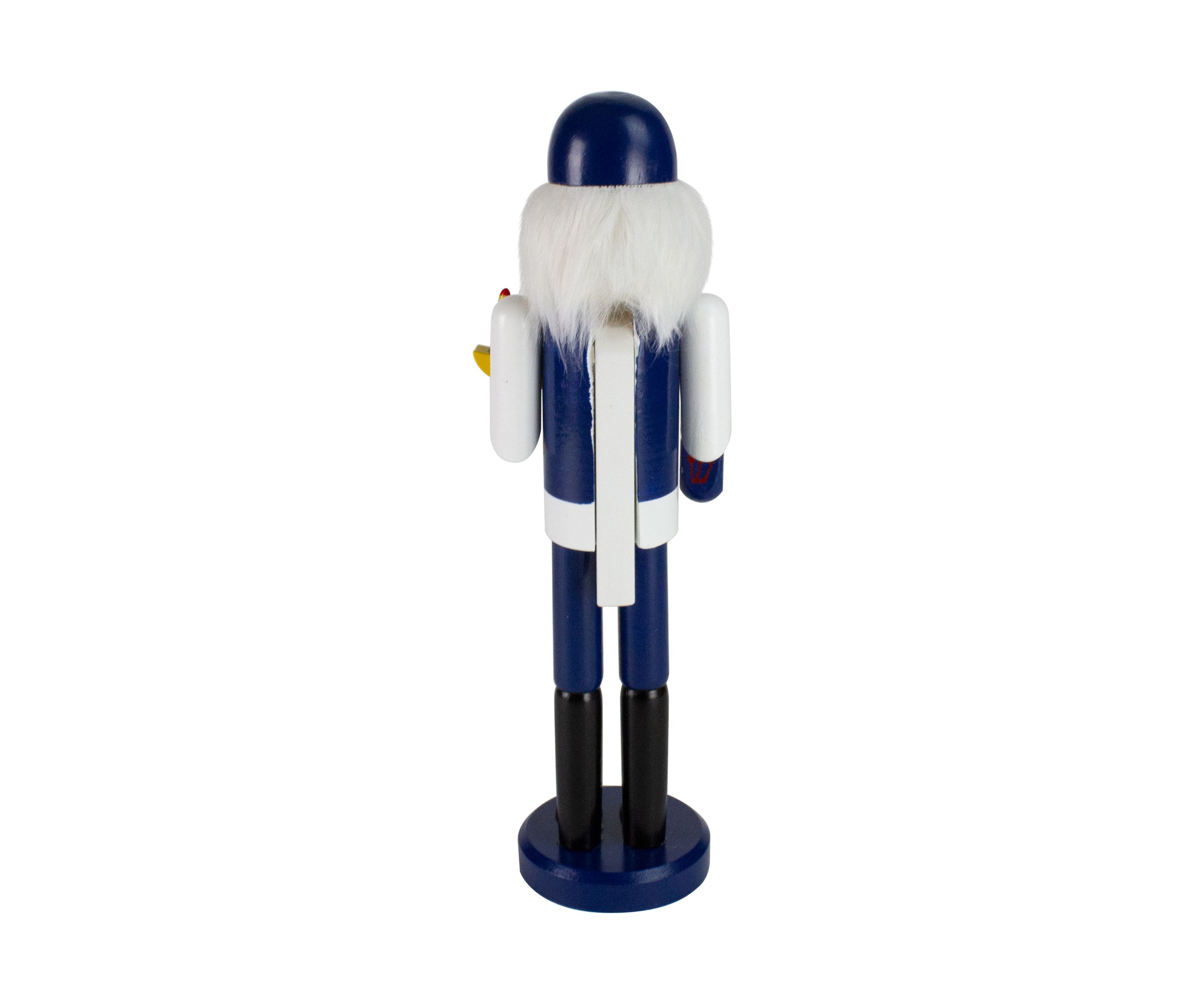 14Inch Wooden Hanukkah Nutcracker with Menorah and Dreidel