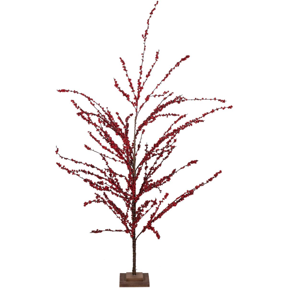 5 Artificial Red Berry Christmas Twig Tree  Unlit
