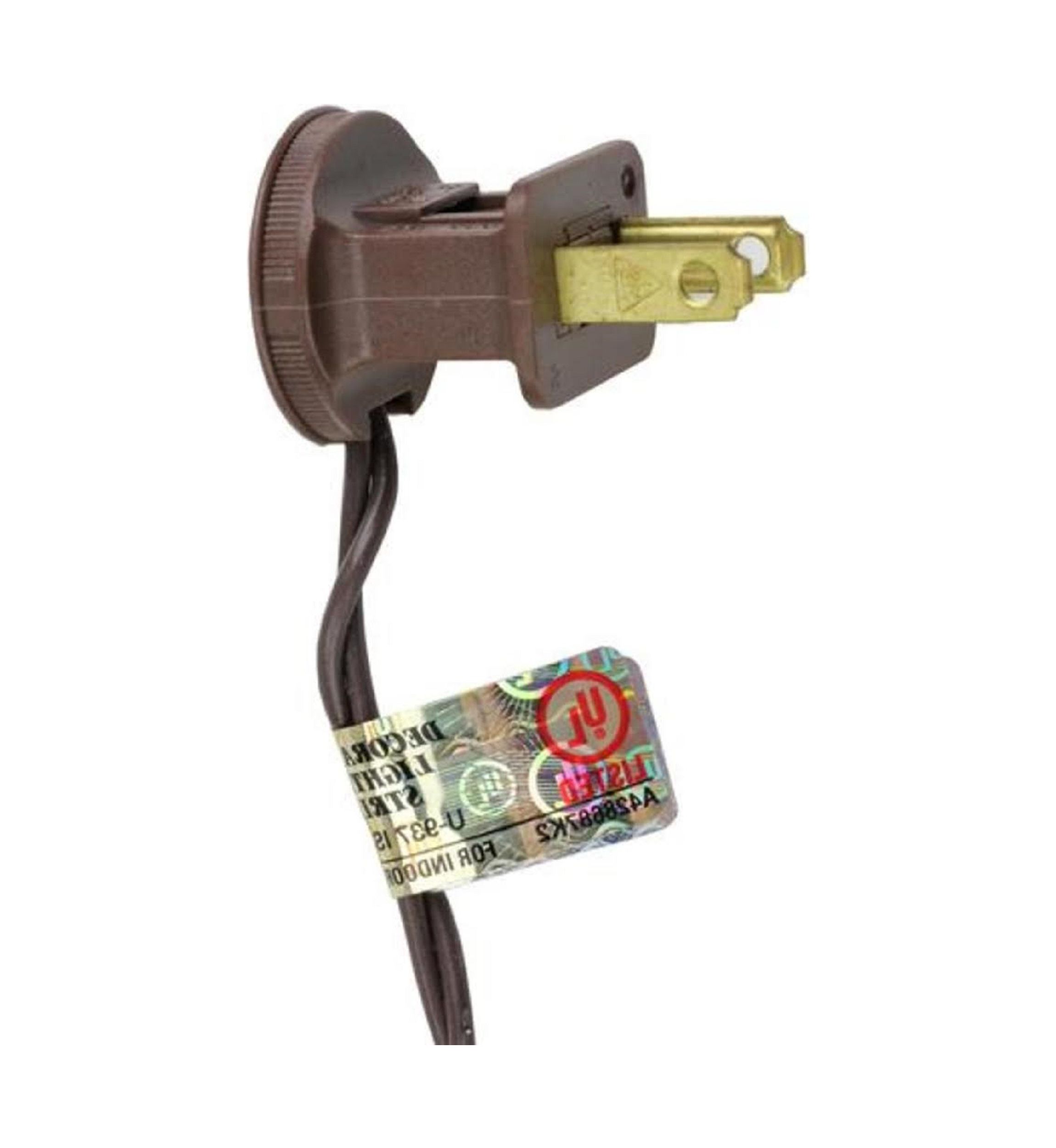 300-Count Clear Mini Christmas Light Set  149.6ft Brown Wire
